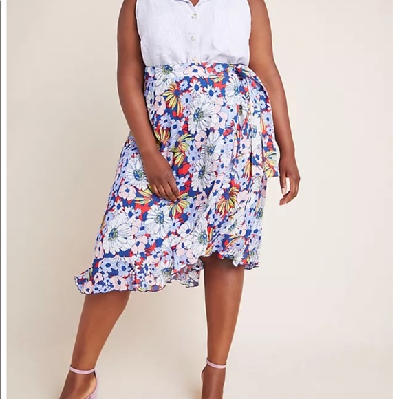 Anthropologie Dresses & Skirts - SYBIL WRAP SKIRT